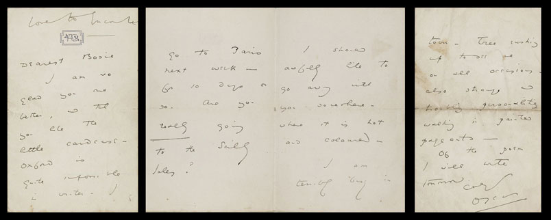 Oscar Wilde love letter