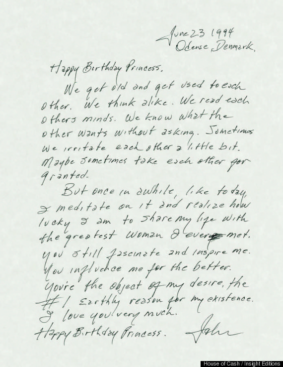 johnny cash love letter