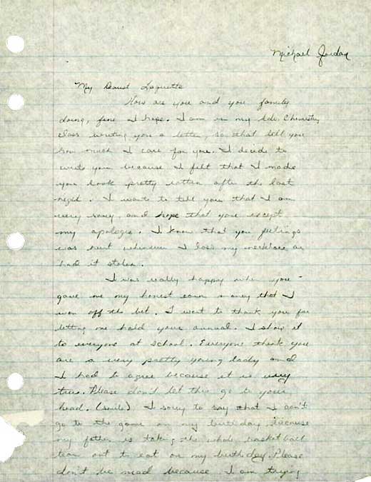 famous handwritten love letters